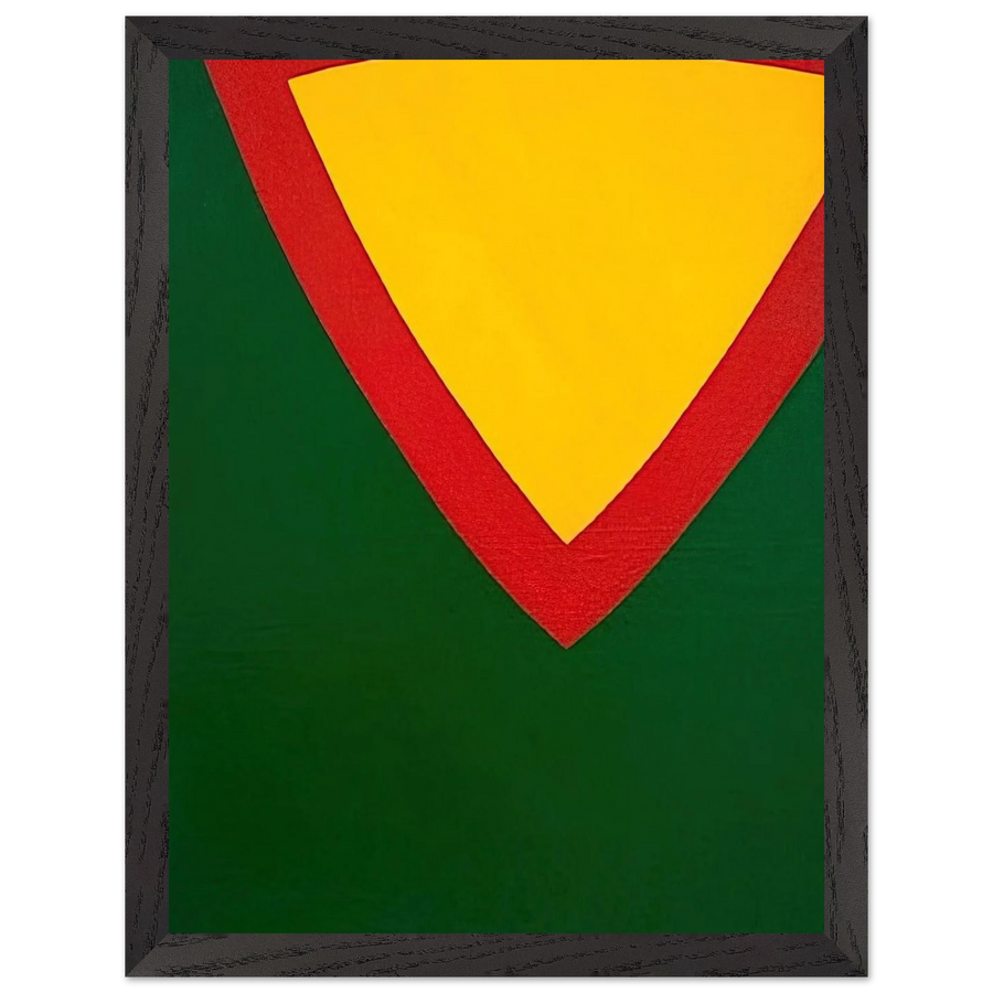 Purple Triangle by Al Held — Framed art print at Zephyeer