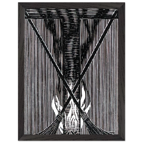 INITIAL T by MC Escher — Framed art print at Zephyeer