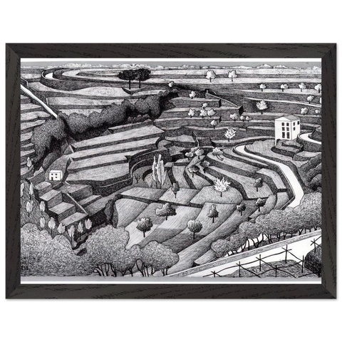 RAVELLO II by MC Escher — Framed art print at Zephyeer