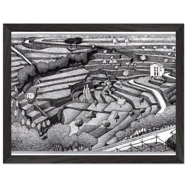 RAVELLO II by MC Escher — Framed art print at Zephyeer