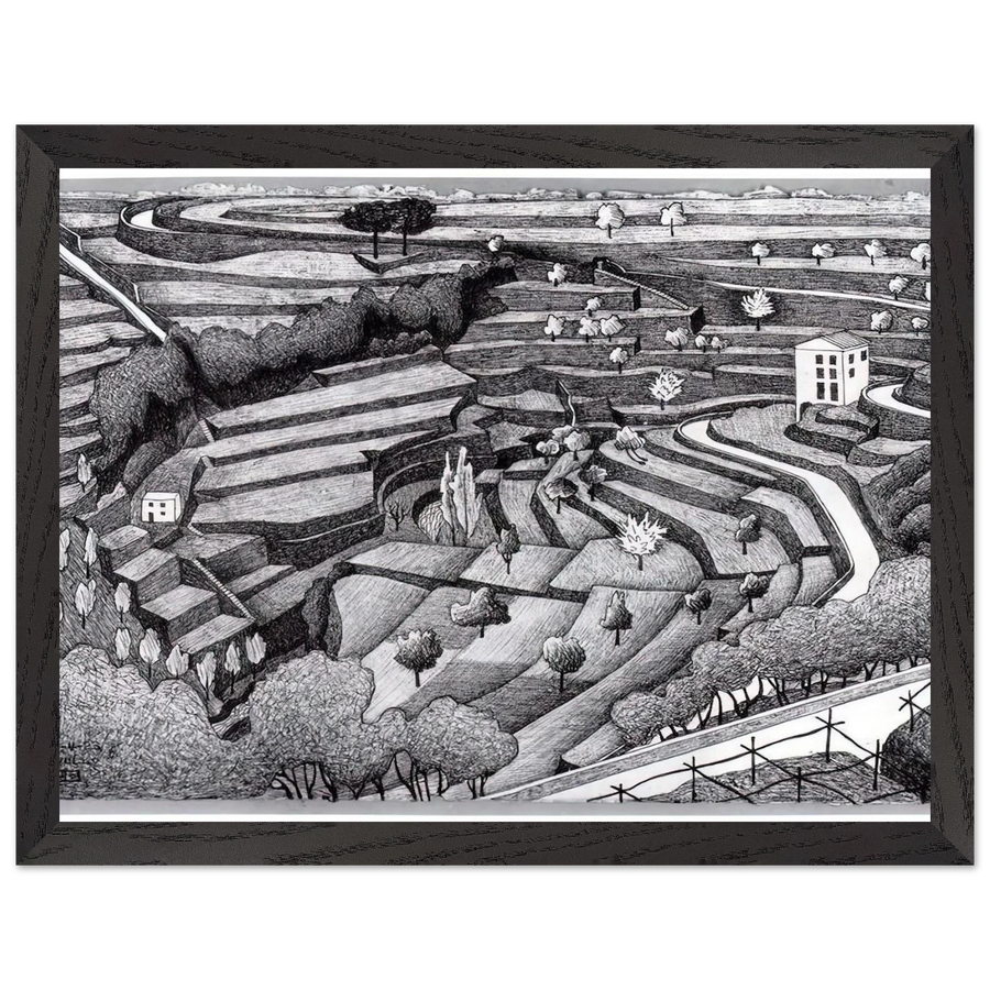 RAVELLO II by MC Escher — Framed art print at Zephyeer