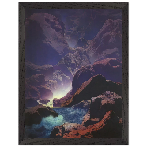 Moonlight by Maxfield Parrish — Framed art print at Zephyeer