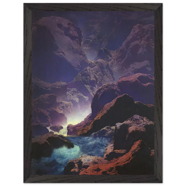 Moonlight by Maxfield Parrish — Framed art print at Zephyeer