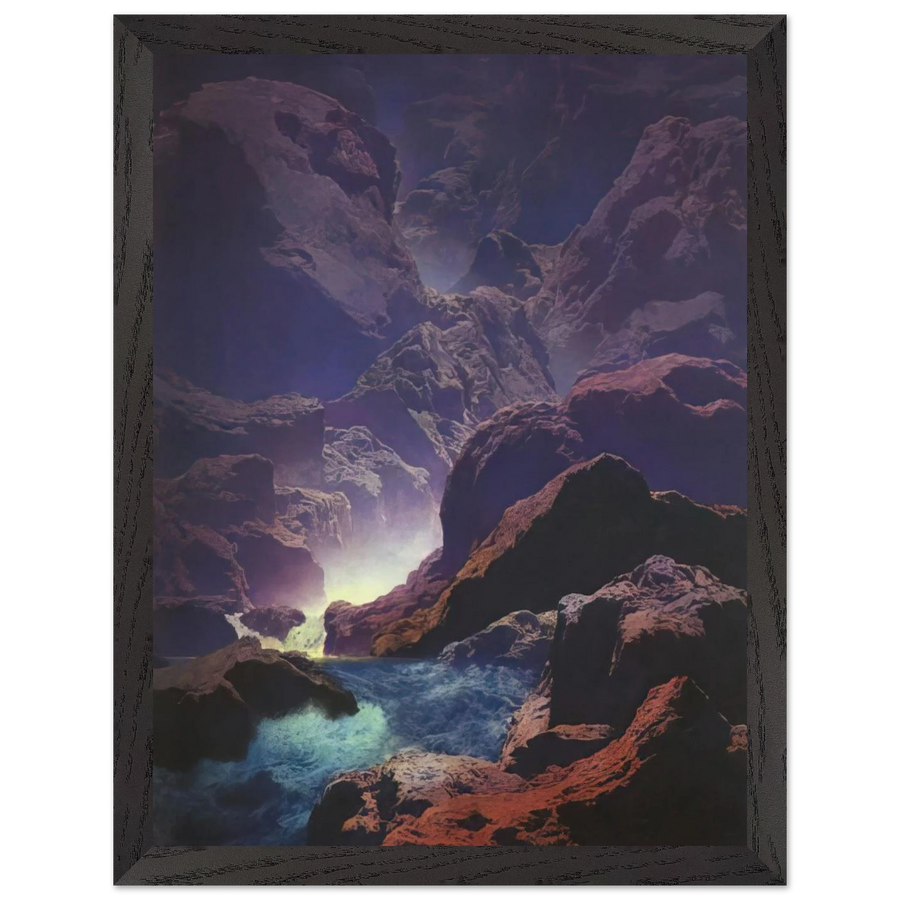 Moonlight by Maxfield Parrish — Framed art print at Zephyeer
