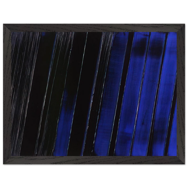 Peinture 11 Juillet 1987 - 1987 by Pierre Soulages — Framed art print at Zephyeer