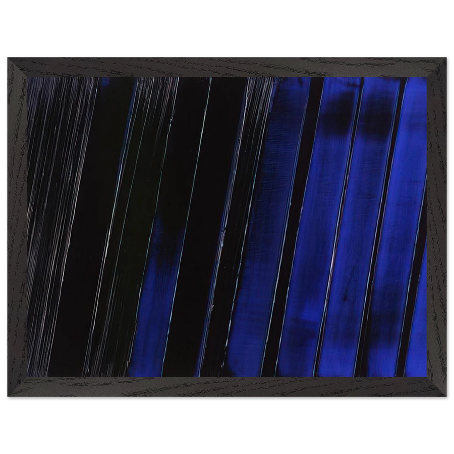 Peinture 11 Juillet 1987 - 1987 by Pierre Soulages — Framed art print at Zephyeer