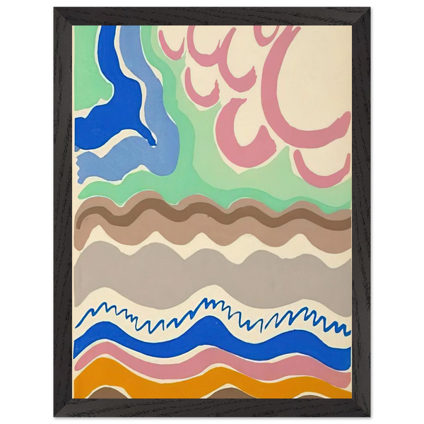 COMPOSITIONS COLORS IDEAS 14 by Sonia Delaunay — Framed art print at Zephyeer