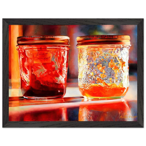 Smears of Jam, Lights of Jelly - 2007 by Mary Pratt — Framed art print at Zephyeer