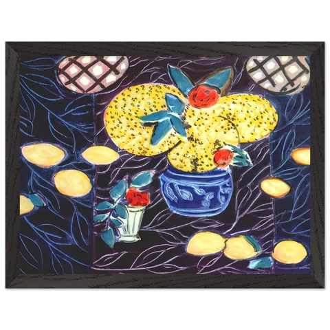 LEMONS AND MIMOSA 1944 by Henri Matisse — Framed art print at Zephyeer