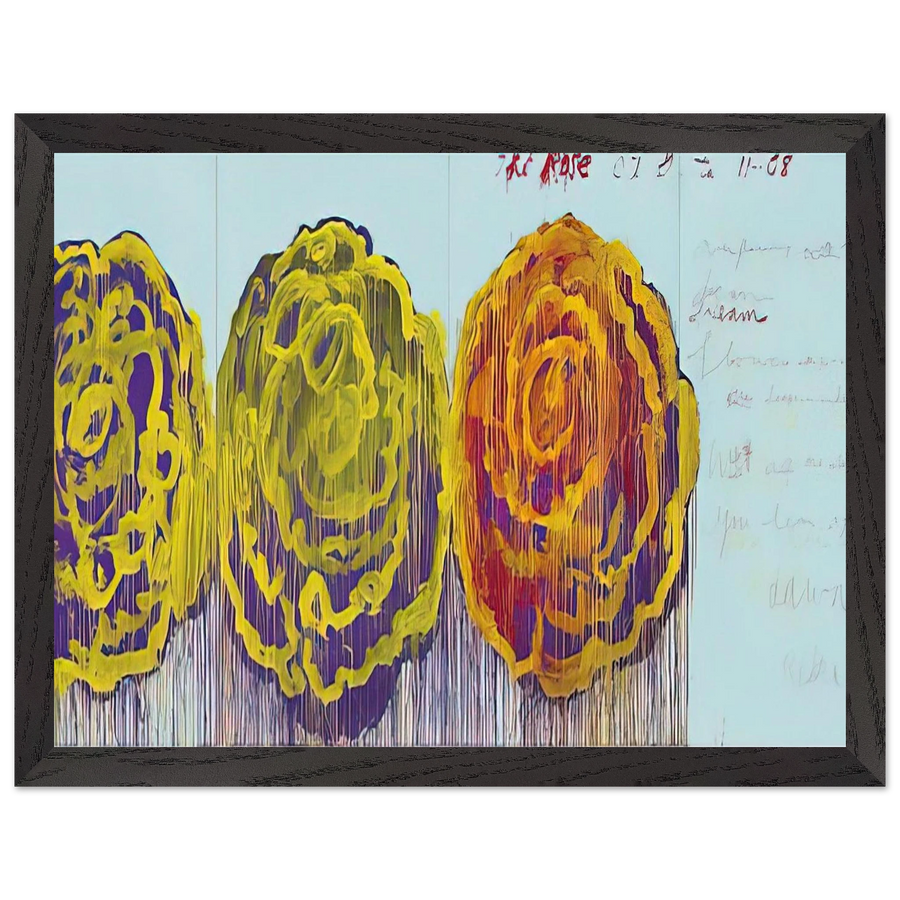 The Rose  III by Cy Twombly — Framed art print at Zephyeer