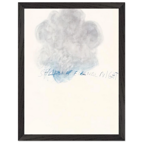 Fifty Days at Iliam. Shades of Eternal Night by Cy Twombly — Framed art print at Zephyeer
