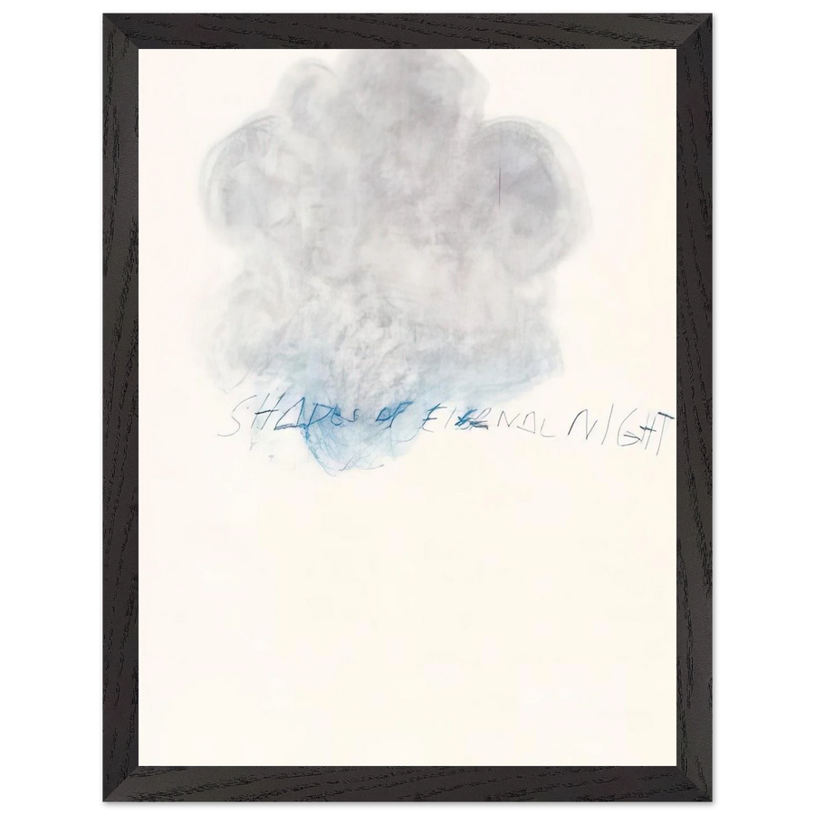 Fifty Days at Iliam. Shades of Eternal Night by Cy Twombly — Framed art print at Zephyeer