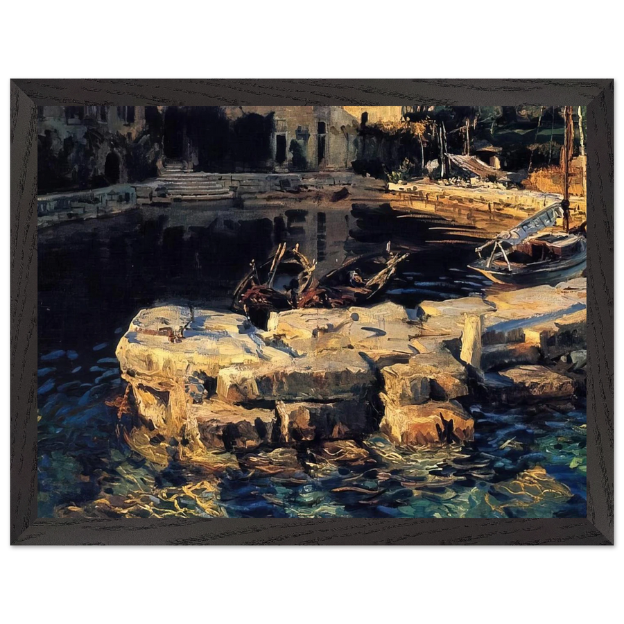 San Vigilio, Lake Garda by John Singer Sargent — Framed art print at Zephyeer
