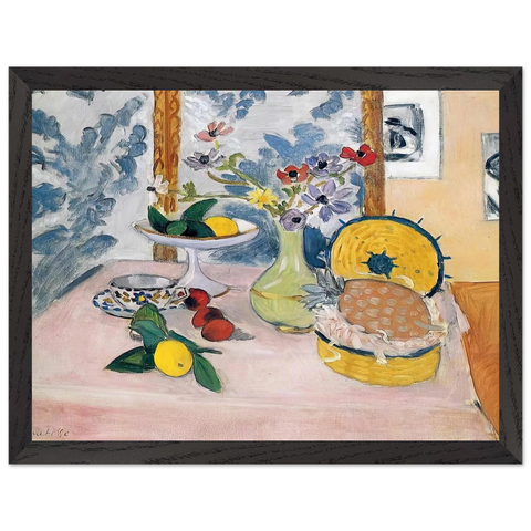 STILL LIFE WITH PINEAPPLES by Henri Matisse — Framed art print at Zephyeer