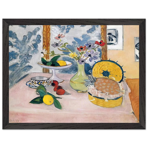 STILL LIFE WITH PINEAPPLES by Henri Matisse — Framed art print at Zephyeer