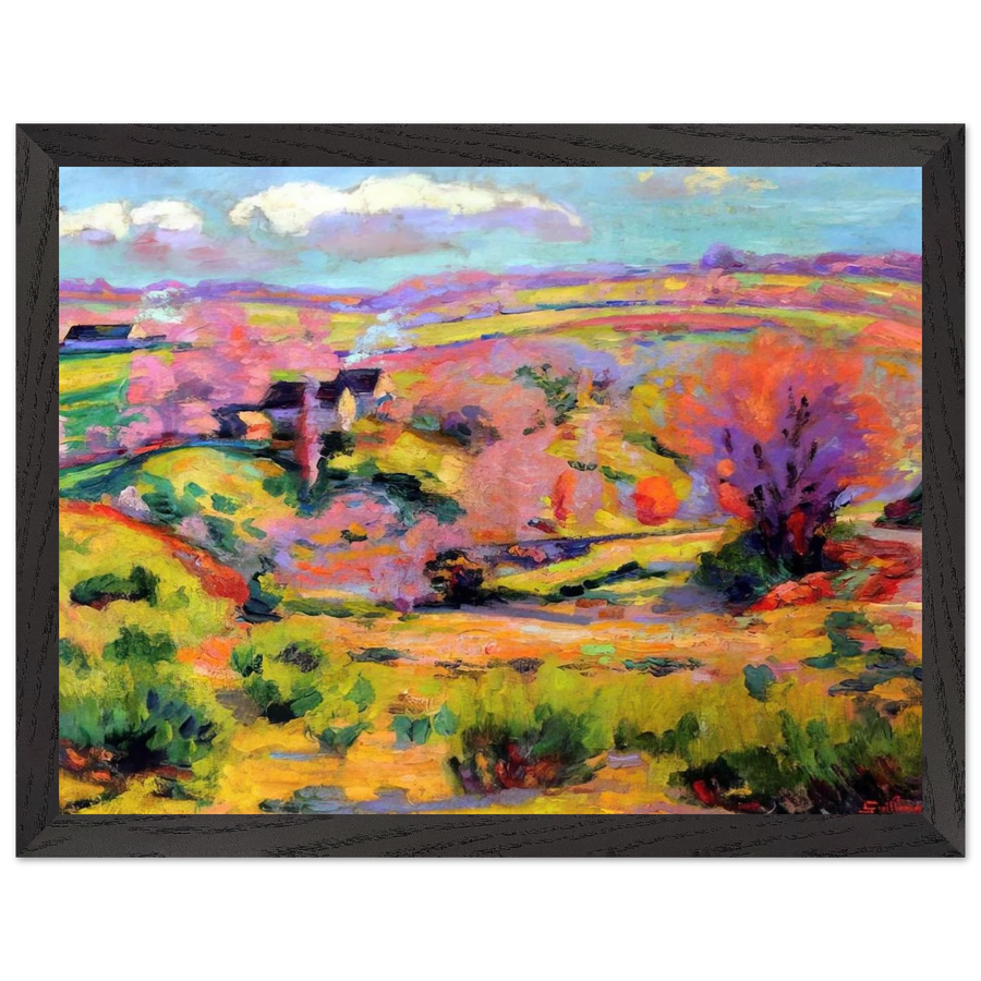 Landscape of Creuse at spring - Fauvism by Armand Guillaumin — Framed art print at Zephyeer