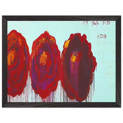 The Rose  IV by Cy Twombly — Framed art print at Zephyeer