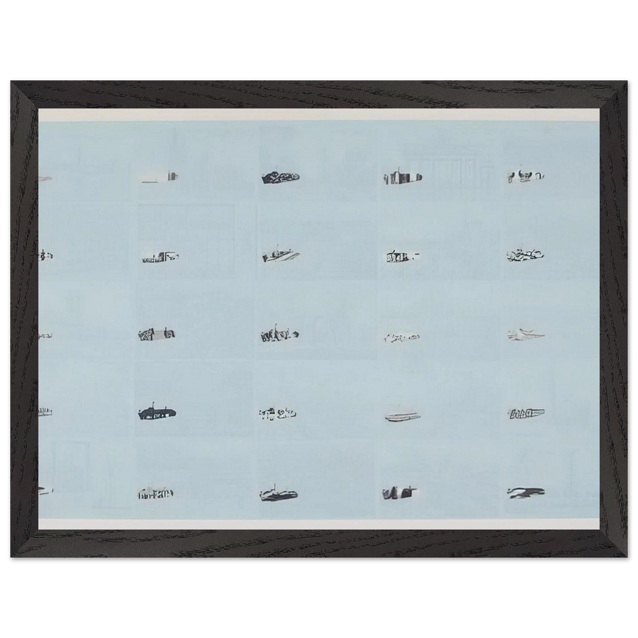 Düsseldorf - 1970 by Dieter Roth — Framed art print at Zephyeer