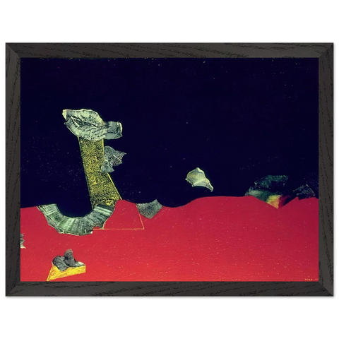 Landscape with shells by Max Ernst — Framed art print at Zephyeer