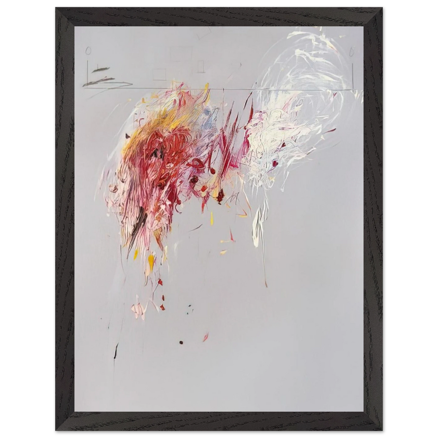 Nine Discourses on Commodus, Part V by Cy Twombly — Framed art print at Zephyeer