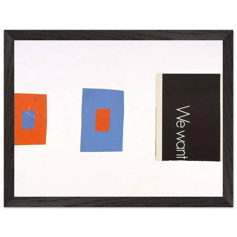 Tablet #105 by Ellsworth Kelly — Framed art print at Zephyeer