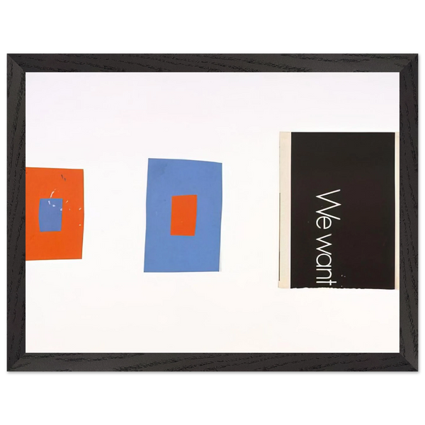 Tablet #105 by Ellsworth Kelly — Framed art print at Zephyeer