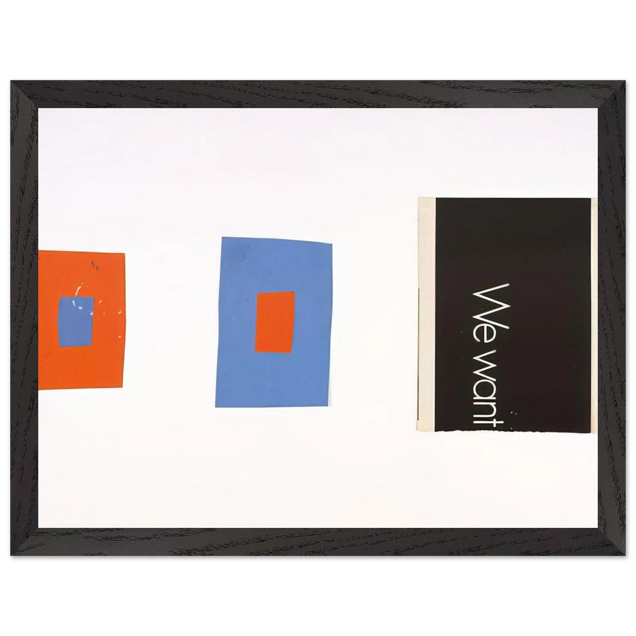 Tablet #105 by Ellsworth Kelly — Framed art print at Zephyeer