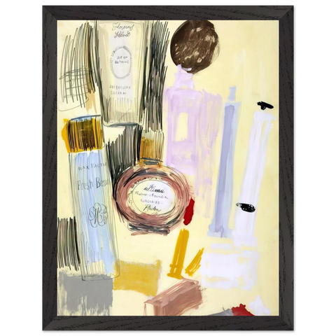 Untitled  Beauty Products by Andy Warhol — Framed art print at Zephyeer