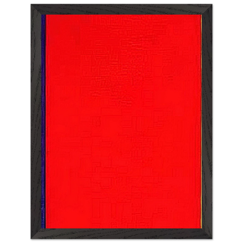 Who's Afraid of Red, Yellow, and Blue I by Barnett Newman — Framed art print at Zephyeer