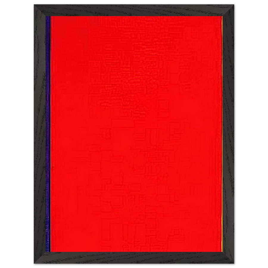 Who's Afraid of Red, Yellow, and Blue I by Barnett Newman — Framed art print at Zephyeer