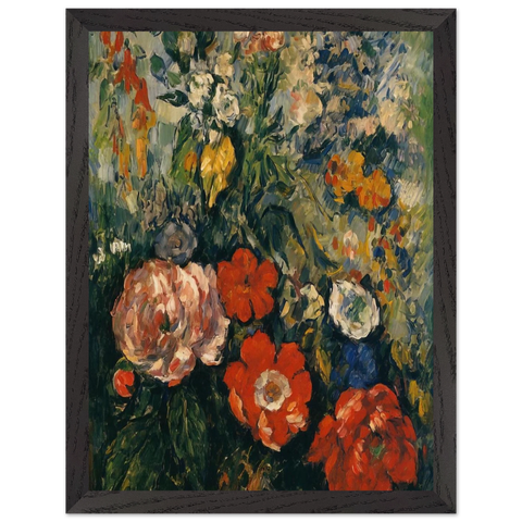Bouquet of Flowers by Paul Cézanne — Framed art print at Zephyeer
