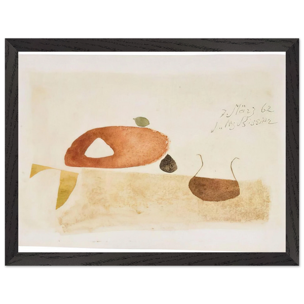 Komposition 7. März 62 - 1962 by Julius Bissier — Framed art print at Zephyeer