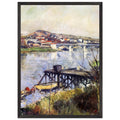 THE ARGENTEUIL BRIDGE by Gustave Caillebotte — Framed art print at Zephyeer