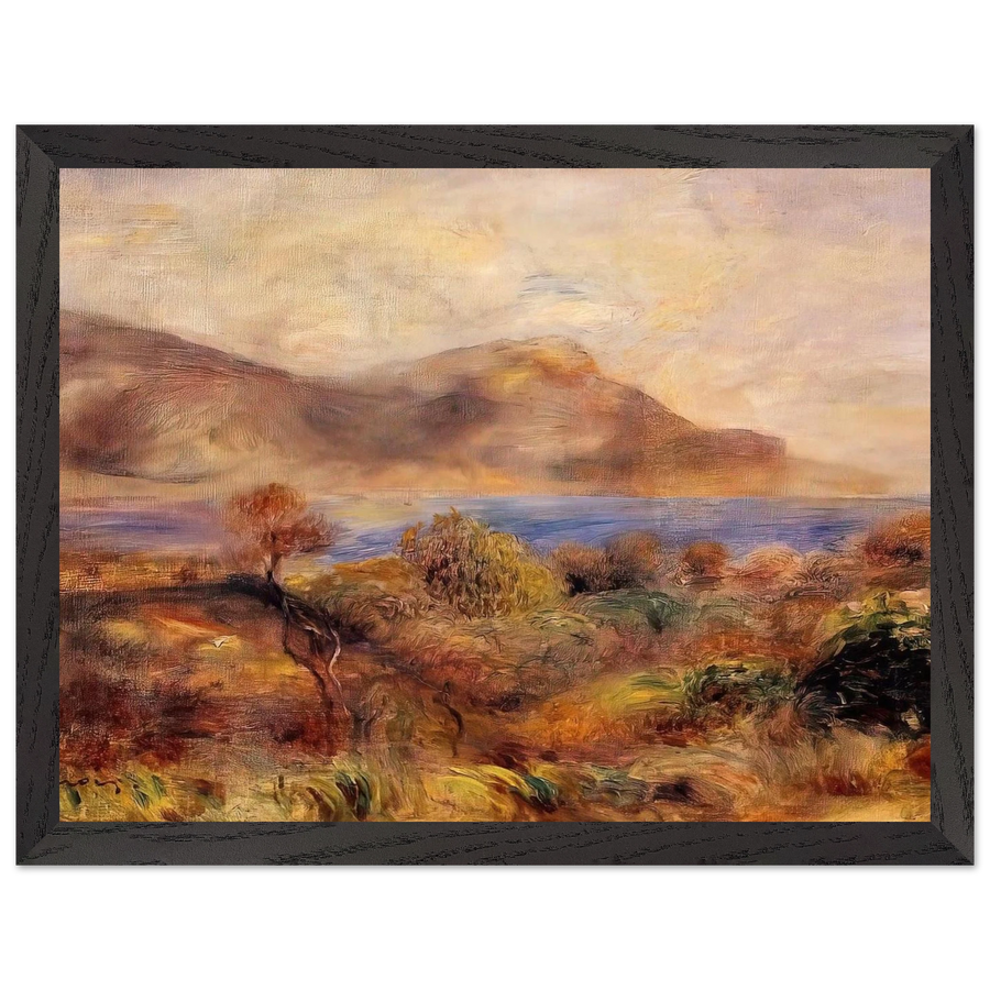 Mediteranean Landscape by Pierre-Auguste Renoir — Framed art print at Zephyeer