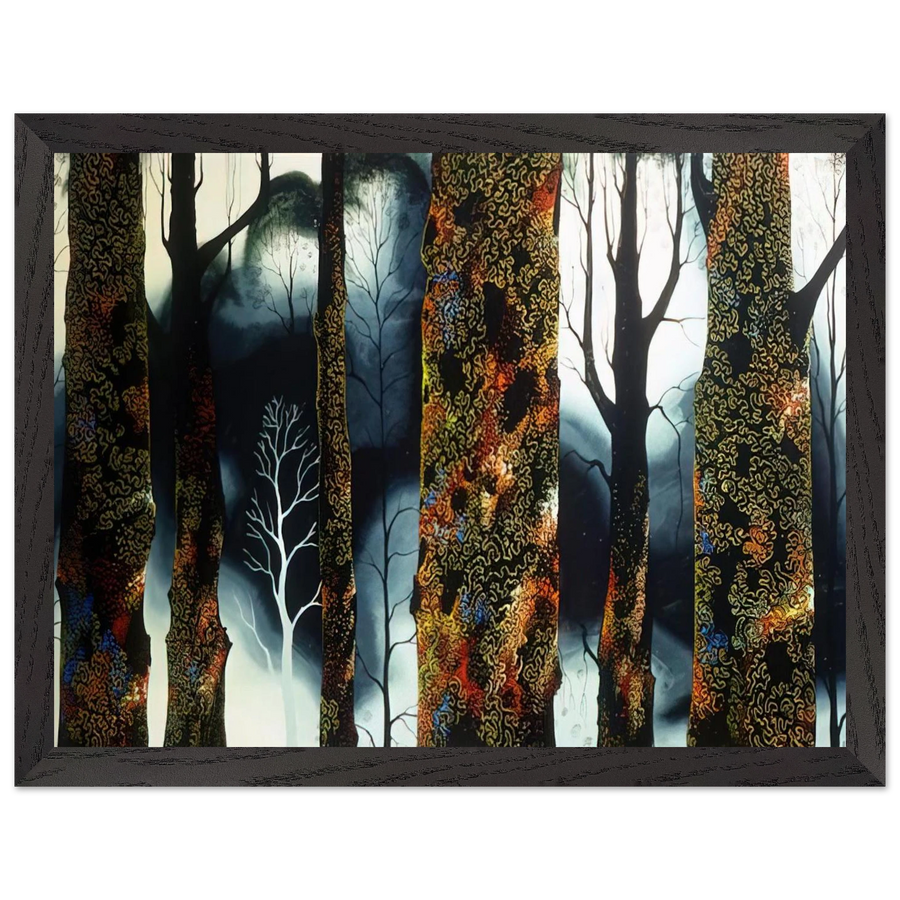 Jewel Trees by Eyvind Earle — Framed art print at Zephyeer