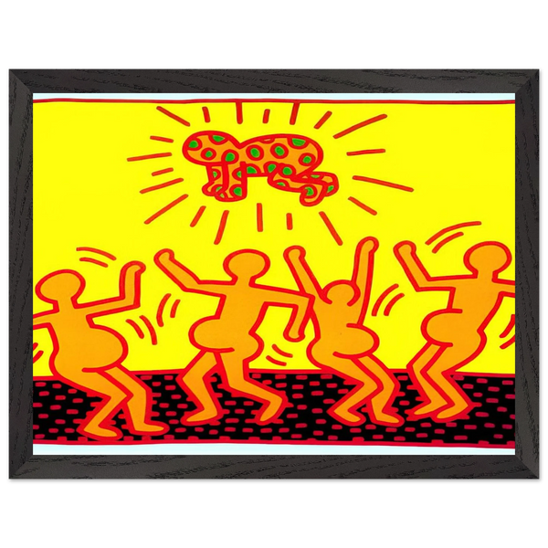 UNTITLED 1983 1 by Keith Haring — Framed art print at Zephyeer