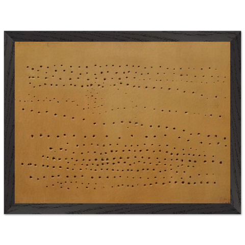 Concept Spatiale - 1950 by Lucio Fontana — Framed art print at Zephyeer