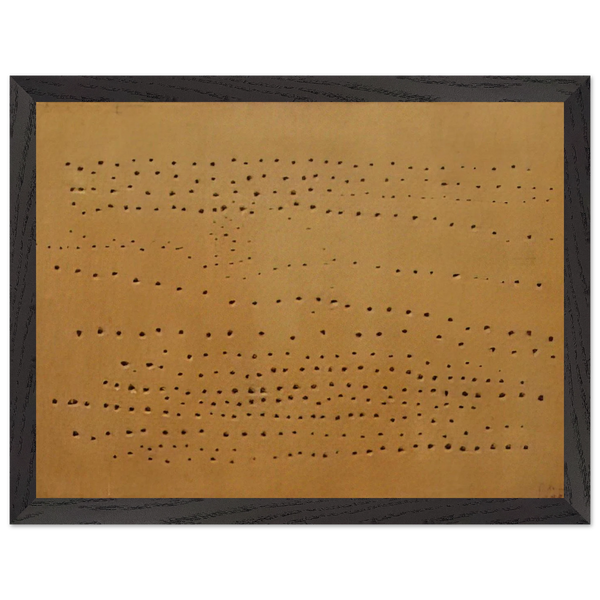 Concept Spatiale - 1950 by Lucio Fontana — Framed art print at Zephyeer