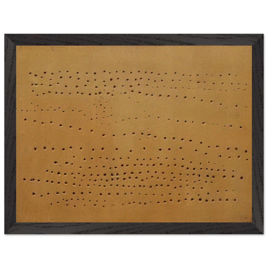 Concept Spatiale - 1950 by Lucio Fontana — Framed art print at Zephyeer