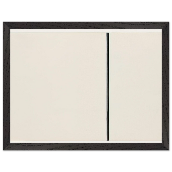 Vertical Line from the series Line Form Color by Ellsworth Kelly — Framed art print at Zephyeer