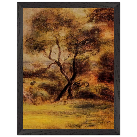 A Walk by the Sea by Pierre-Auguste Renoir — Framed art print at Zephyeer