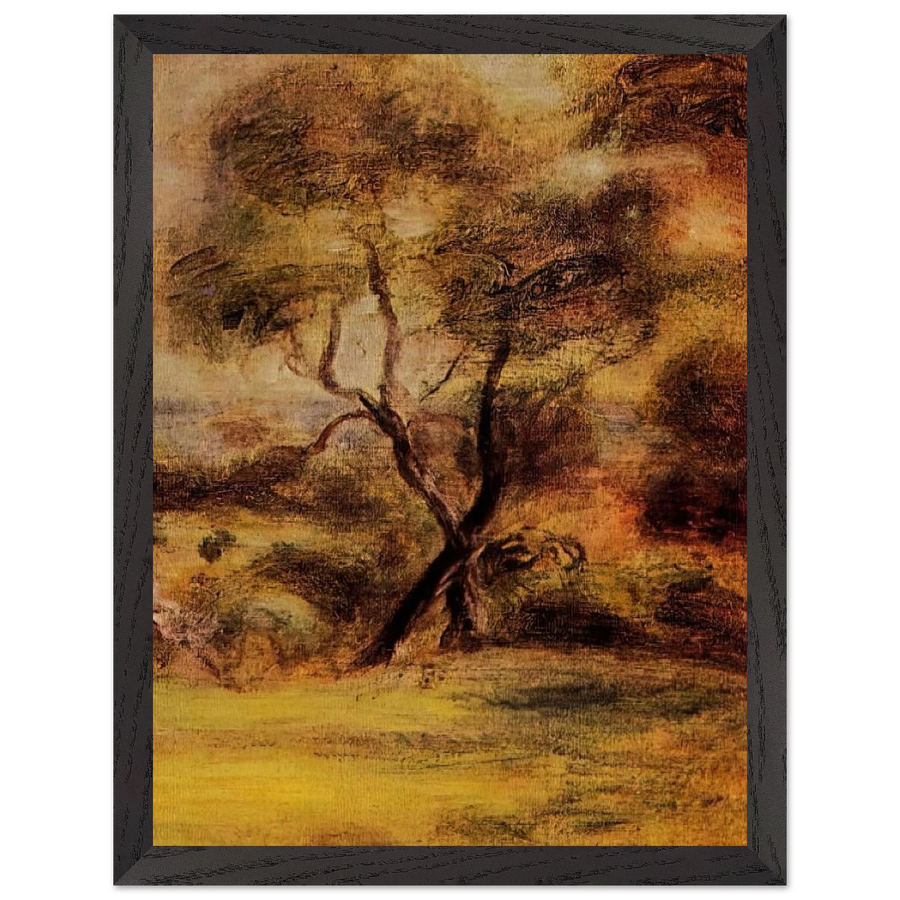 A Walk by the Sea by Pierre-Auguste Renoir — Framed art print at Zephyeer