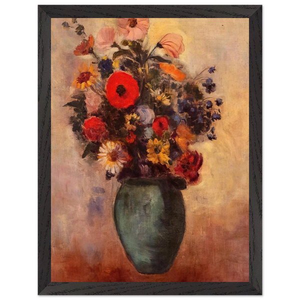 VASE OF FLOWERS 3 by Odilon Redon — Framed art print at Zephyeer