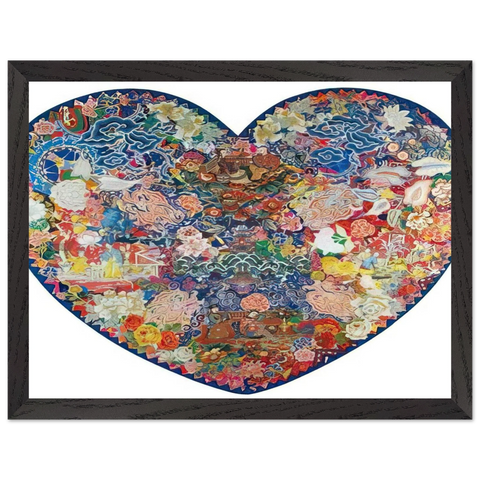 Pagoda - 1982 by Miriam Schapiro — Framed art print at Zephyeer