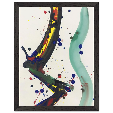 Drawing for Sculpture SF65-010 by Sam Francis — Framed art print at Zephyeer