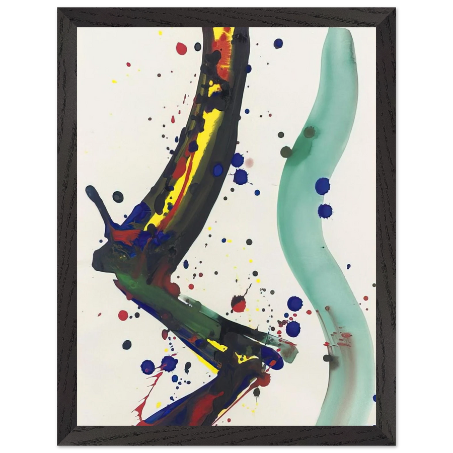 Drawing for Sculpture SF65-010 by Sam Francis — Framed art print at Zephyeer