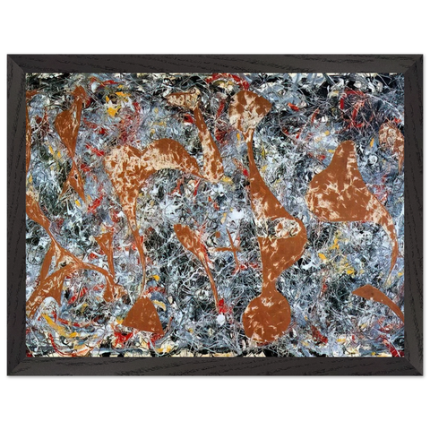 NUMBER 7 OUT OF THE WEB 1949 by Jackson Pollock — Framed art print at Zephyeer