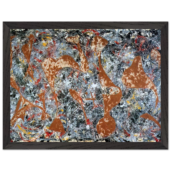 NUMBER 7 OUT OF THE WEB 1949 by Jackson Pollock — Framed art print at Zephyeer