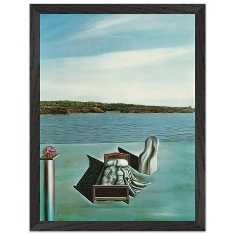 SURREALIST COMPOSITION WITH INVISIBLE FIGURES by Salvador Dali — Framed art print at Zephyeer