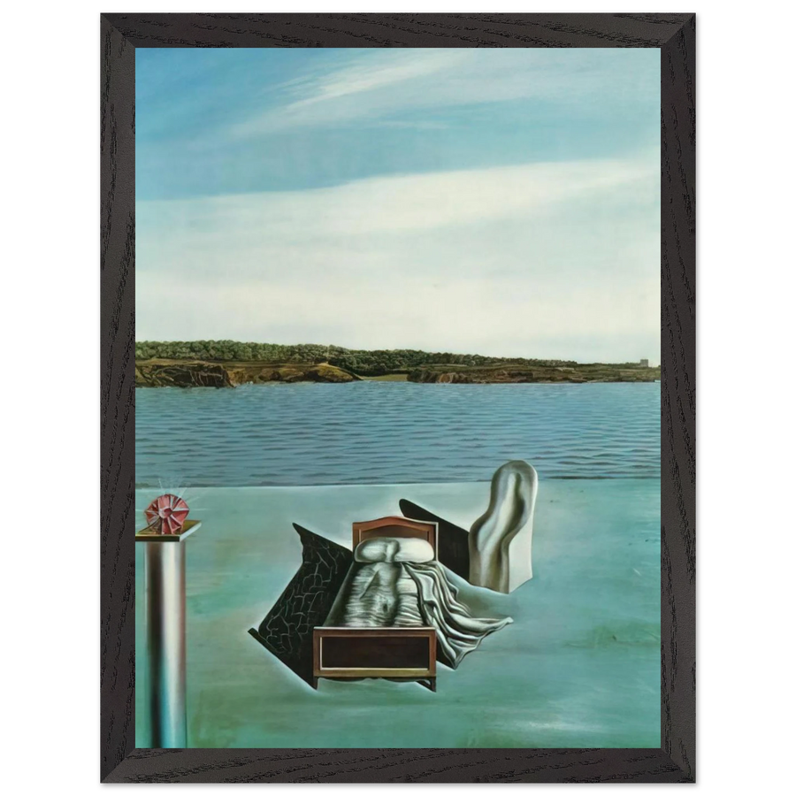 SURREALIST COMPOSITION WITH INVISIBLE FIGURES by Salvador Dali — Framed art print at Zephyeer